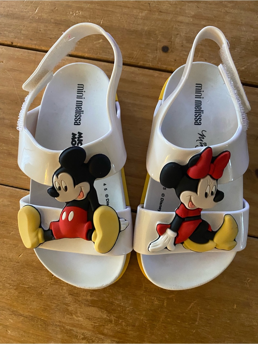 Mini Melissa Jelly Sandals with Mickey & Minnie Accents